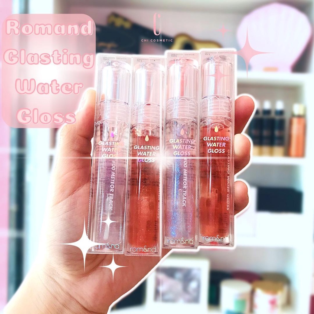 Son bóng nhũ Romand Glasting Water Gloss