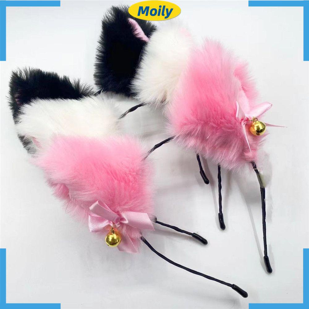 Băng Đô Tai Mèo Có Đèn LED Hóa Trang Cho Nữ