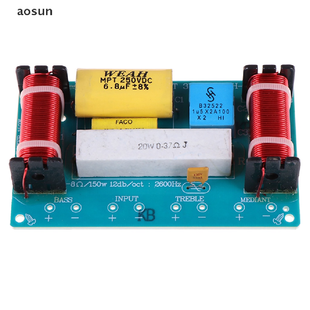Bộ Lọc Tần Số Âm Thanh Hi-Fi 3 Chiều 120W 4-8 Cho Loa Bộ Đồ Thời Trang Kiểu Dáng Xinh Xắn Cho Bé