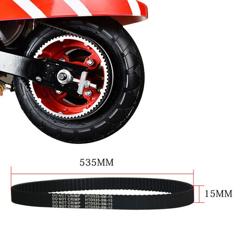 Dây Đai Cao Su Đen 5M-535-15 Cho Xe Điện Mini