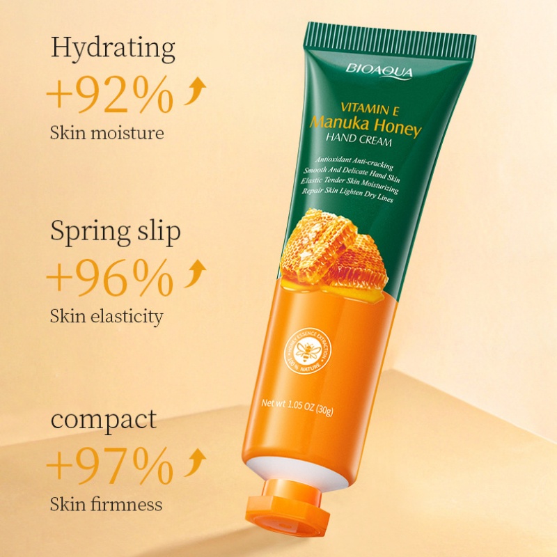 Kem Dưỡng Da Tay Bioaqua Chiết Xuất Mật Ong Và E Nuôi Dưỡng Da Khô 30g