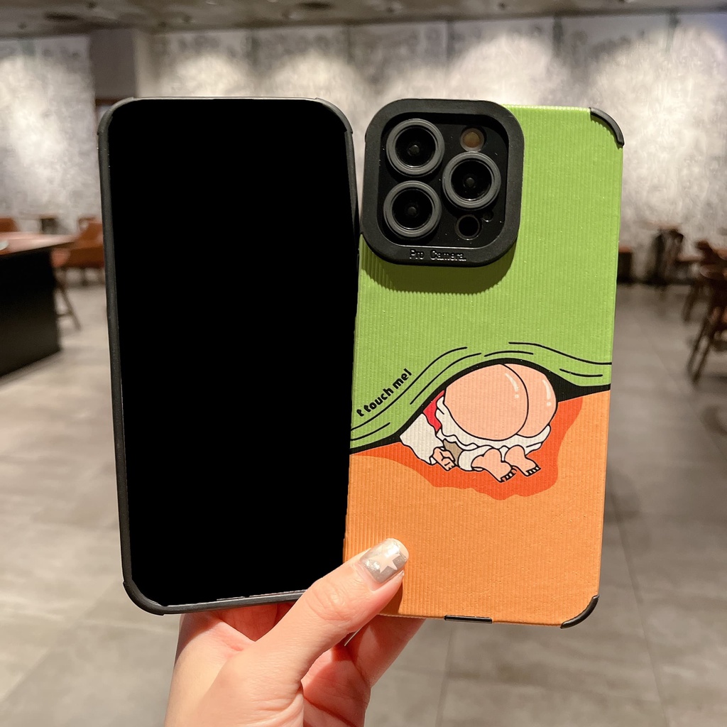 Ốp điện thoại dẻo cậu bé bút chì thích hợp cho iPhone 11 14 13 12 PRO X XR XS MAX XSMAX 6 6s 6splus 7 8 plus