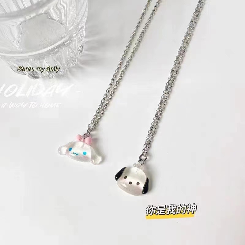 Vòng cổ Hợp Kim Mặt Hình Cún Sanrio Thời Trang Cho Nữ