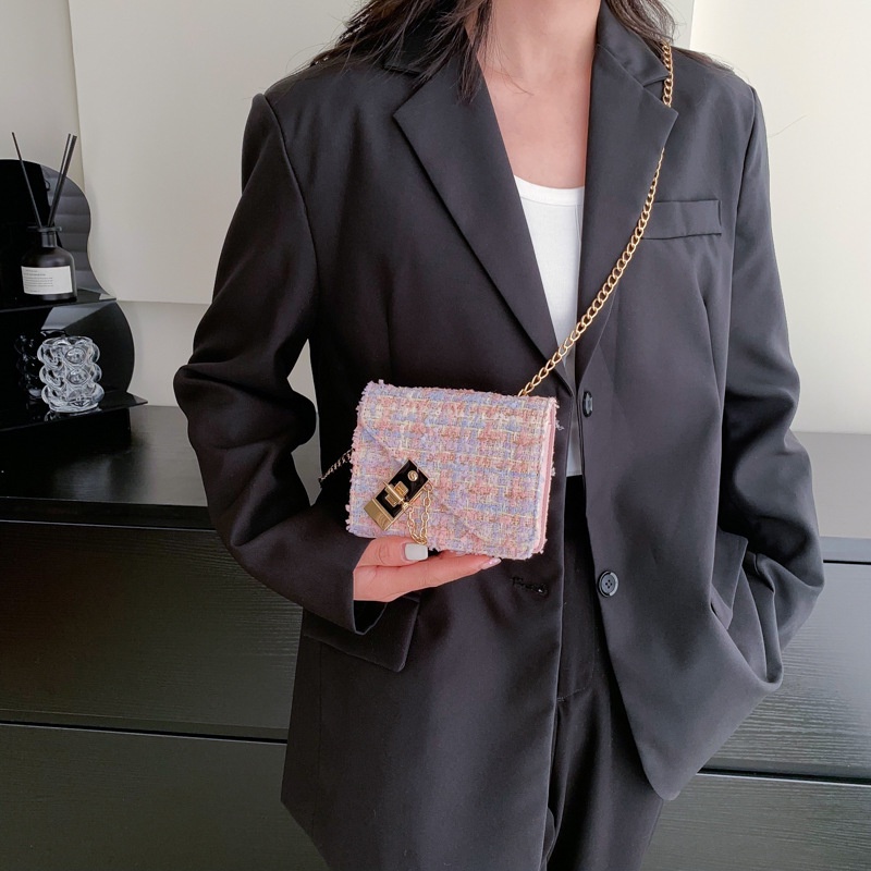 Túi Đeo Chéo Vai Kiểu Ren Đơn Giản Thời Trang Sành Điệu Cho Nữ