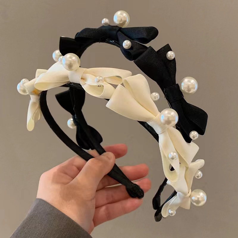 Băng Đô Đính Nơ Ba Chiều Phong Cách Hàn Quốc Thời Trang Cho Nữ