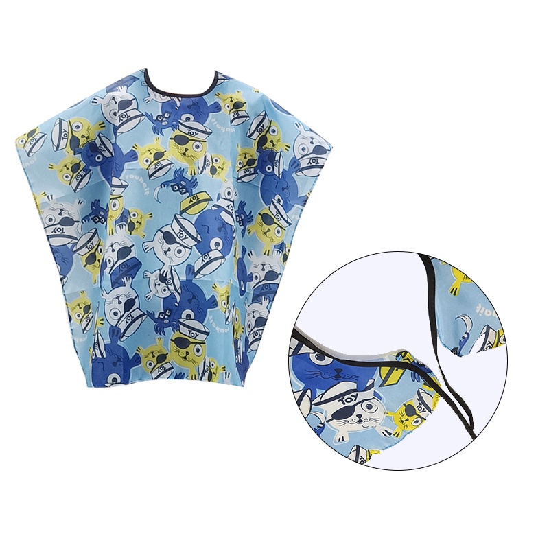 Áo Choàng Cắt Tóc Cỡ Nhỏ 82 * 68cm Chống Thấm Nước Chuyên Dùng Cho Salon