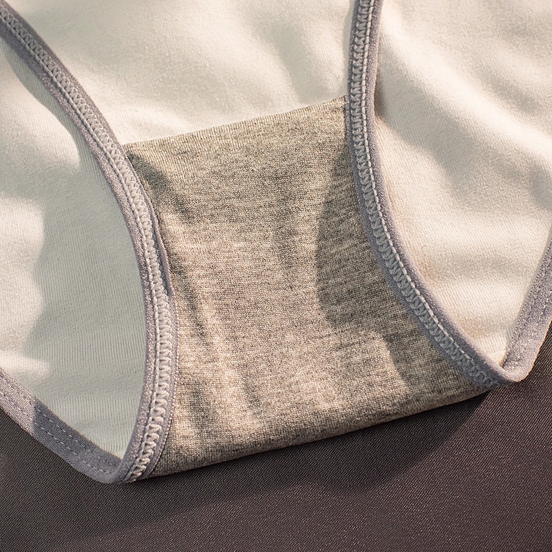 Quần Lót Cotton Lưng Thấp Mềm Mại Thoáng Khí Gợi Cảm Cho Nữ M-XL