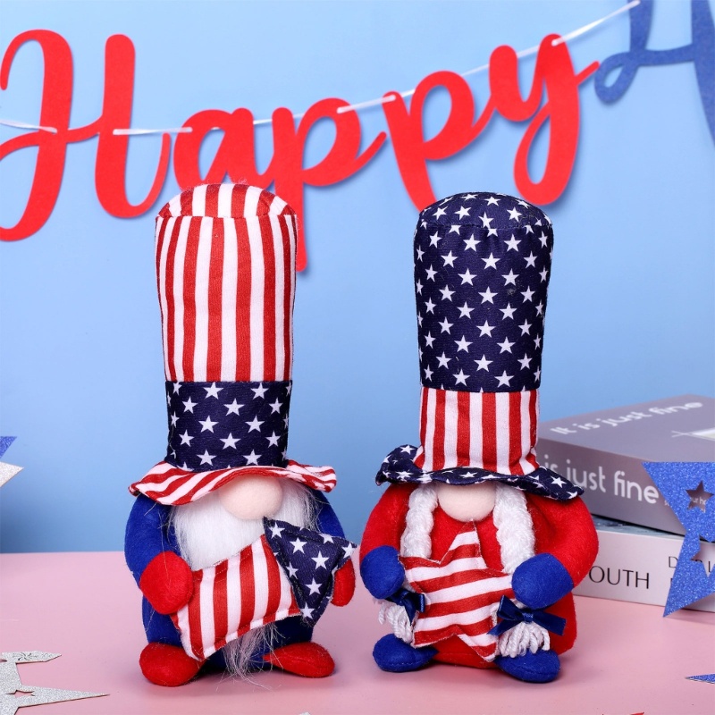 Mô Hình Nhân Vật Gnomes Nhồi Bông Trong Ngày Độc Lập 4th of July