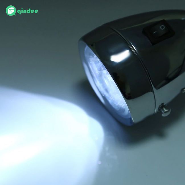 Đèn Pha LED 3 Bóng Phong Cách Retro Cho Xe Đạp Leo Núi