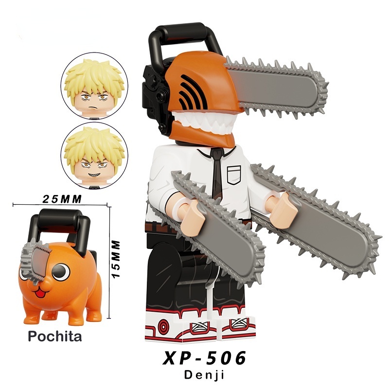 Mô Hình Đồ Chơi Nhân Vật Chainsaw Man Denji Demon Boom Power Reze Angle Devil Himeno Mini Làm Quà Tặng Cho Bé