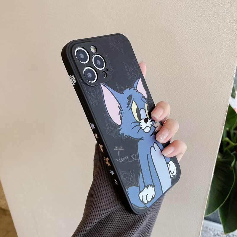 Ốp Điện Thoại Mềm In Hình Tom & Jerry Cho IPhone 7 8 Plus 7 + 8 + X XR XS Max 11 12 13 14 Pro Max SE 2020