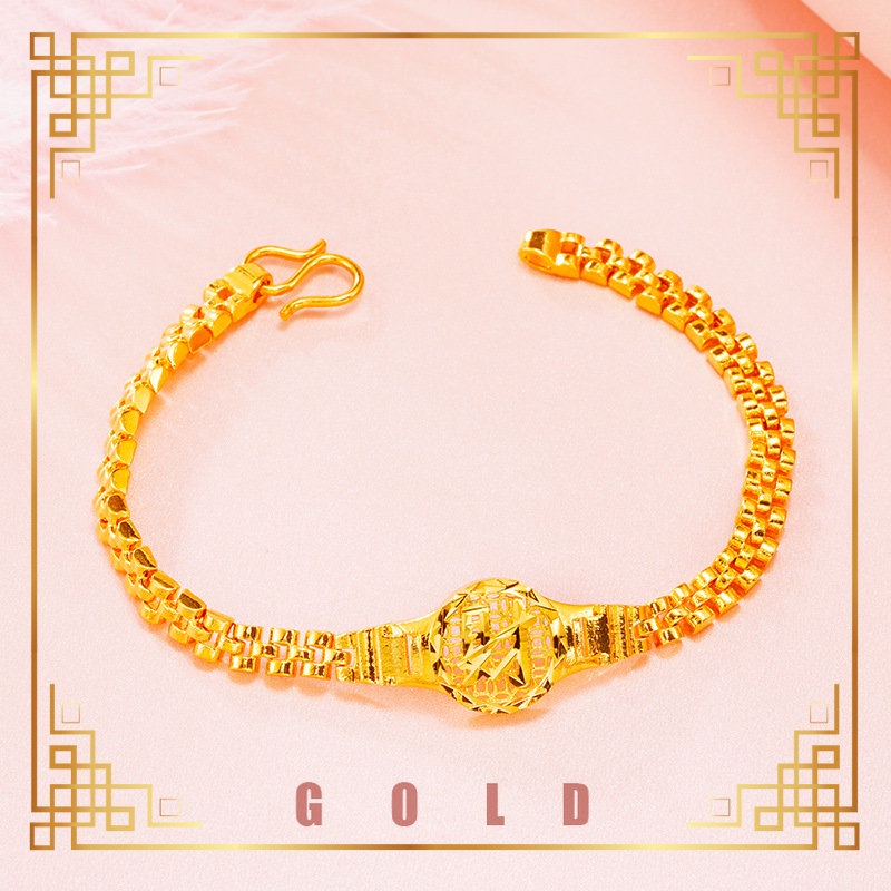 Đồng Hồ Mạ Vàng 24K Sang Trọng Cho Nữ