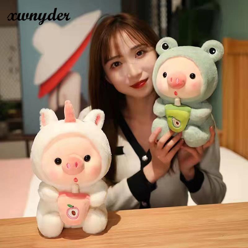 Thú Nhồi Bông Hình Heo / Thỏ / Ếch / Thỏ Dễ Thương Mẫu 2023 Dành Cho Bé