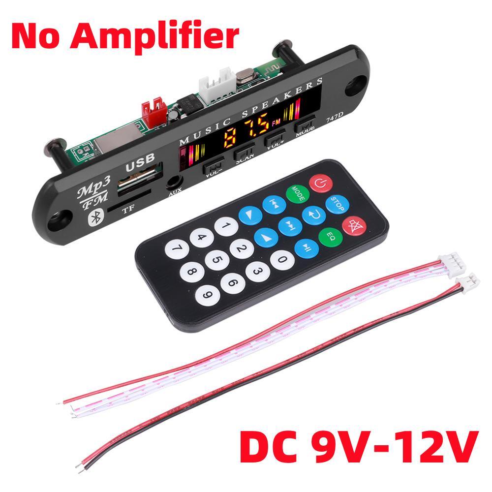 Bảng Mạch Khuếch Đại Âm Thanh MP3 80W Bluetooth 5.0 12V 40W Không Dây Hỗ Trợ Thẻ TF AUX FM Radio