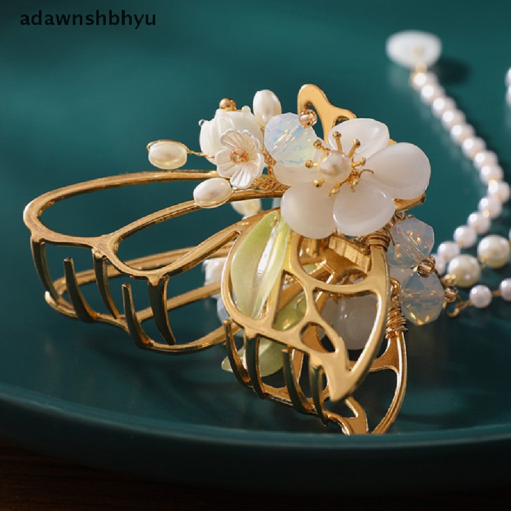 1 Kẹp Tóc Kim Loại Hình Hoa Bướm Phong Cách Hanfu