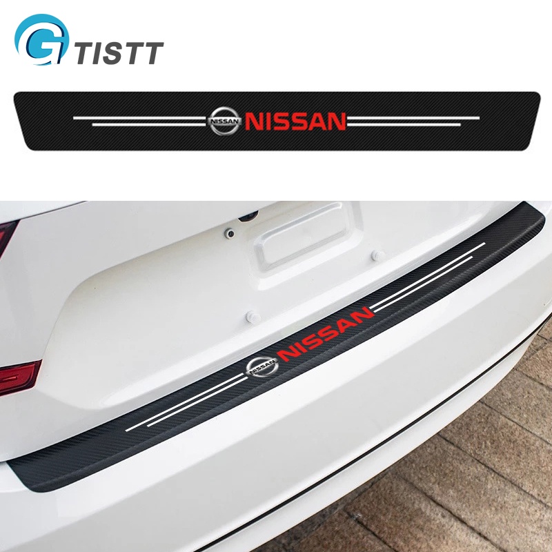 GTISTT 1 Chiếc Sợi Carbon Dán Xe Dán Cốp Xe Hơi DáN ChốNg XưỚC Ô Tô Bảo Vệ Cốp Sau Xe Hơi Phụ KiệN Ô Tô Cho Nissan X Trail Almera Sunny GTR Navara Teana Note Terra JUKE Kicks Serena ALTIMA Leaf NV200 Frontier Sentra GT-R Qashqai NV350 Elgrand