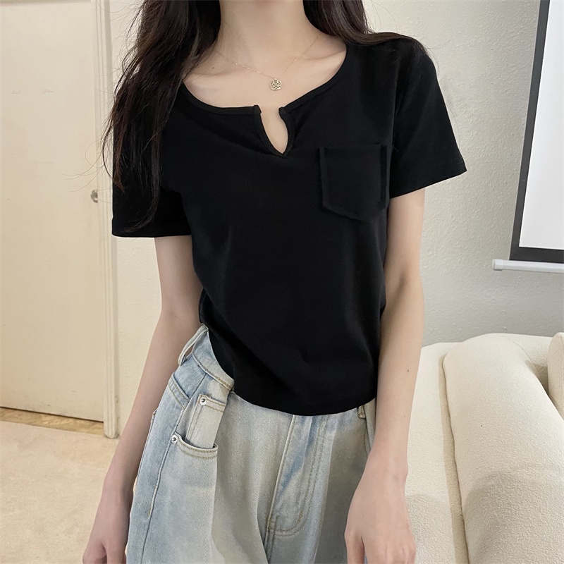 NRVP Áo Thun Tay Ngắn In Họa Tiết Phong Cách Hàn Quốc Mới Cho Nữ