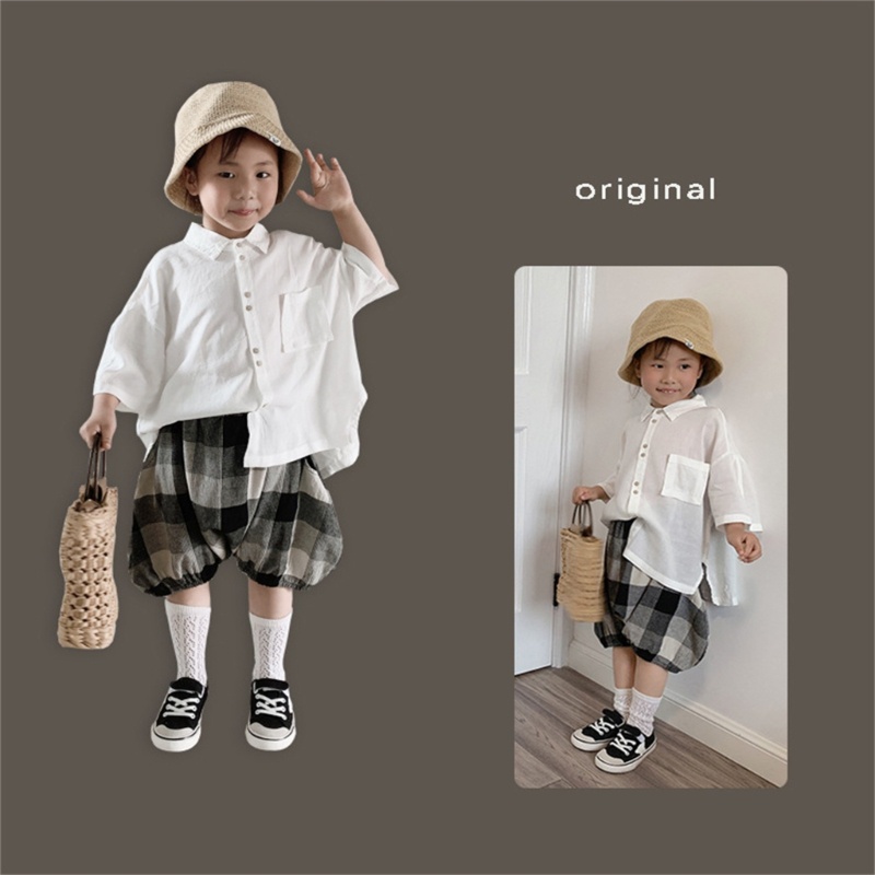 Áo Thun Cổ Bẻ Dáng Rộng Thời Trang Mùa Hè Cá Tính Cho Bé