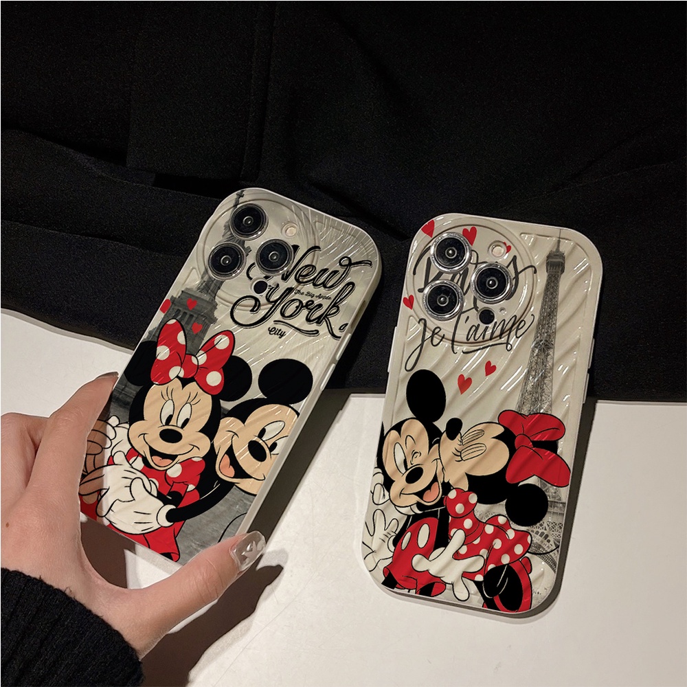 DISNEY Ốp Điện Thoại TPU Mềm Chống Sốc Hình mickey Minnie Cho IPhone 13 14 12 PRO mini 11 PRO Max Xs Max XR 7 8 Plus