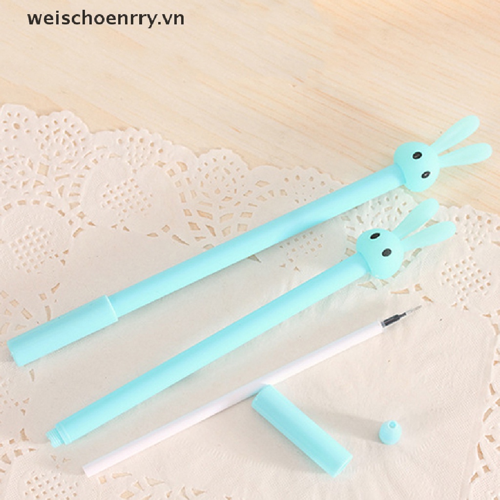 Bút Mực Gel Hình Thỏ Hoạt Hình Dễ Thương Cho Học Sinh