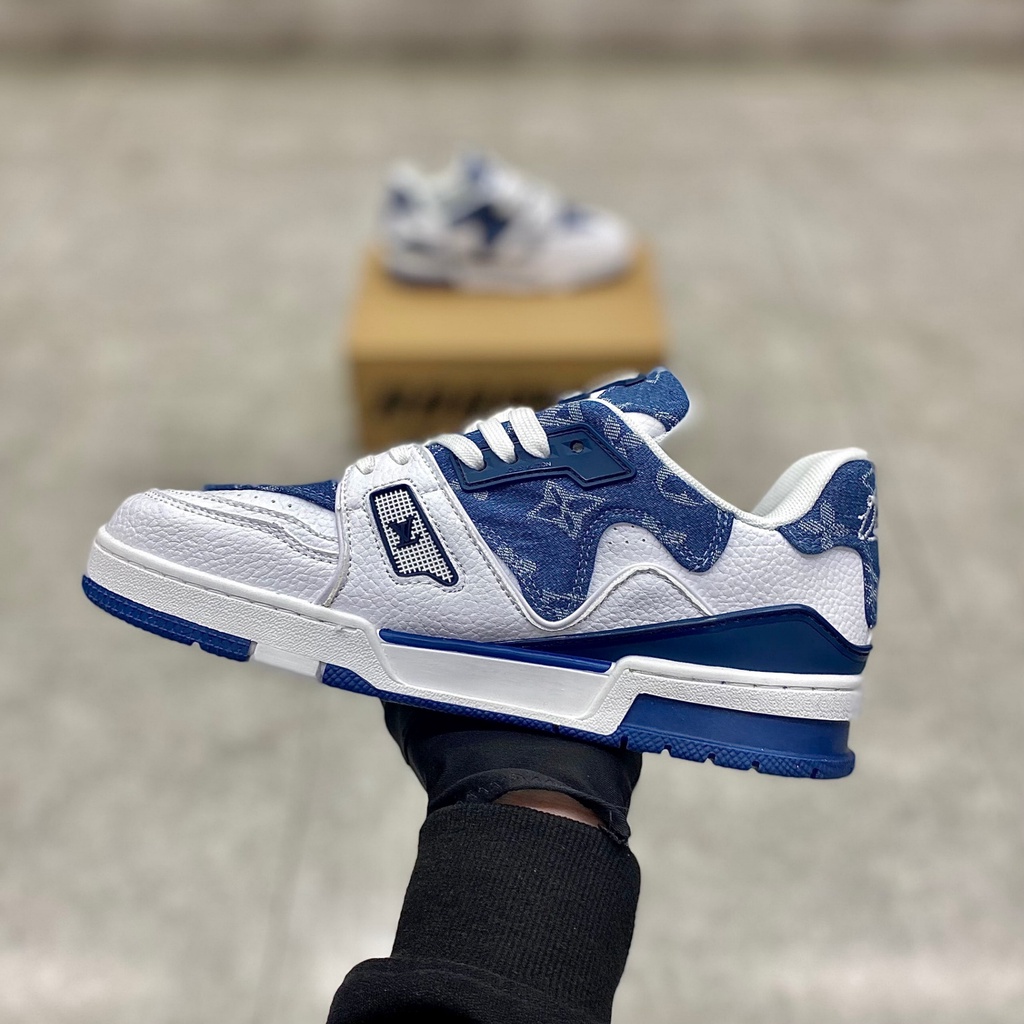 Giày thể thao sneaker  LV Trainer Sneaker Denim