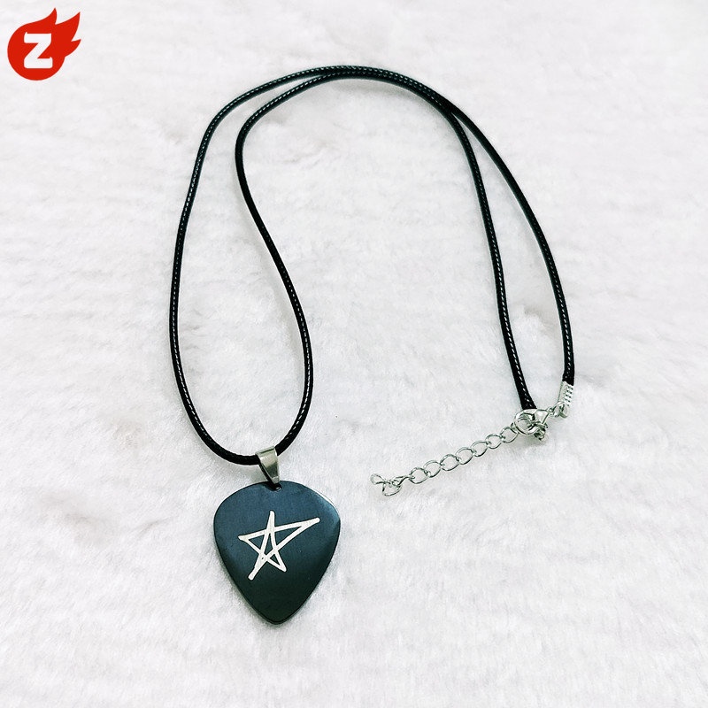 1 Miếng Gảy Đàn Guitar Bằng Thép Không Gỉ Hình Ngôi Sao