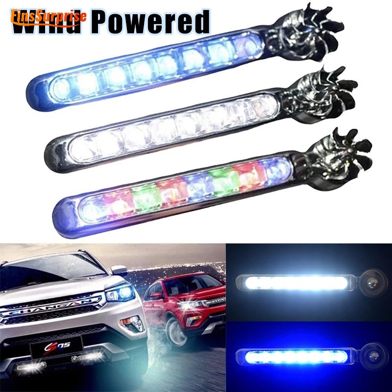 Đèn Pha 8 Bóng LED Chạy Ban Ngày / Hẹn Giờ Xoay Tự Động Cho Xe Hơi