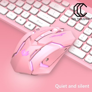[TT]☼T1 Ergonomic 2.4G Rechargeable Silent Backlit USB Optical Wireless Gaming Mouse