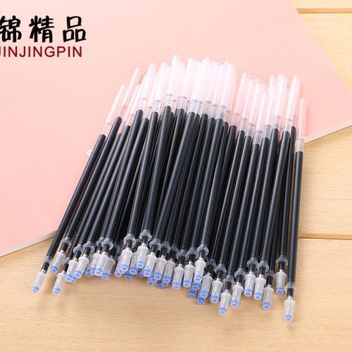 Set 50 ngòi bút gel13 cm dùng cho bút nắp cài, đầu ngòi kim resun với 3 màu mực chính