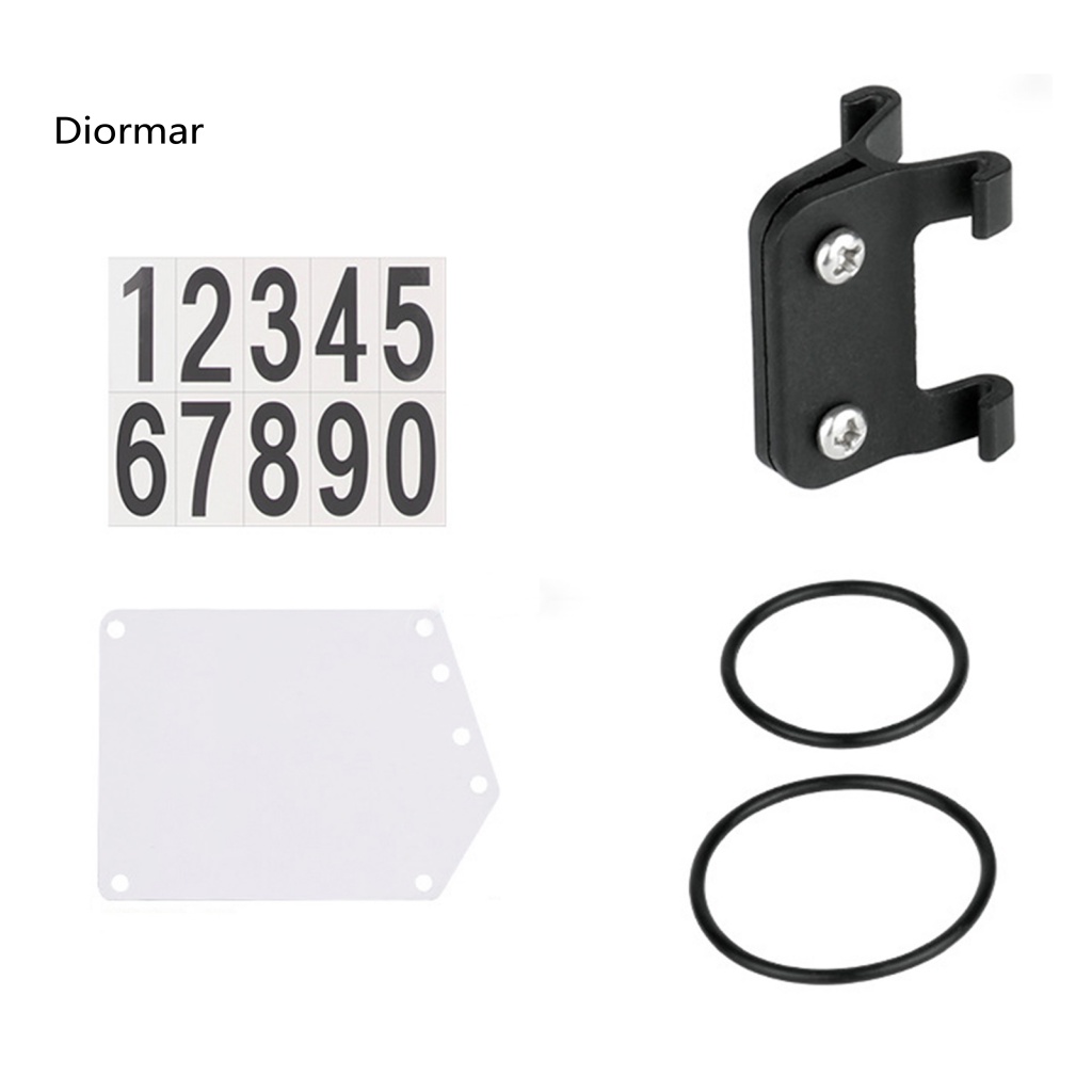 DIO Mini Bike Seatpost Plate Fixer Bike Accessory Bike Seatpost Number Plate Holder Easy Installation