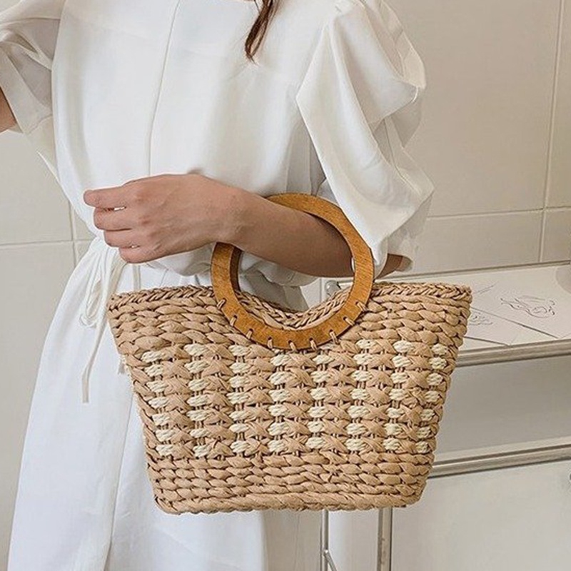 Ielgy Túi Xách Rơm Dệt Thiết Kế Hình Rau Củ Quả niche Dễ Phối Đồ Cho Nữ