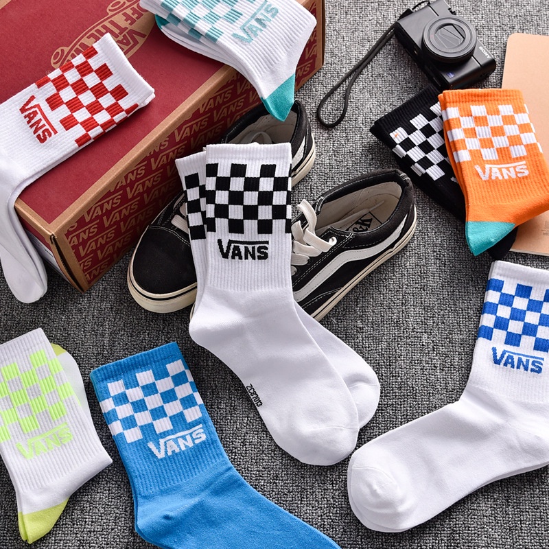 VANS Mới Đôi Vớ Cotton Thoáng Khí Thoải Mái Cho Nam Và Nữ