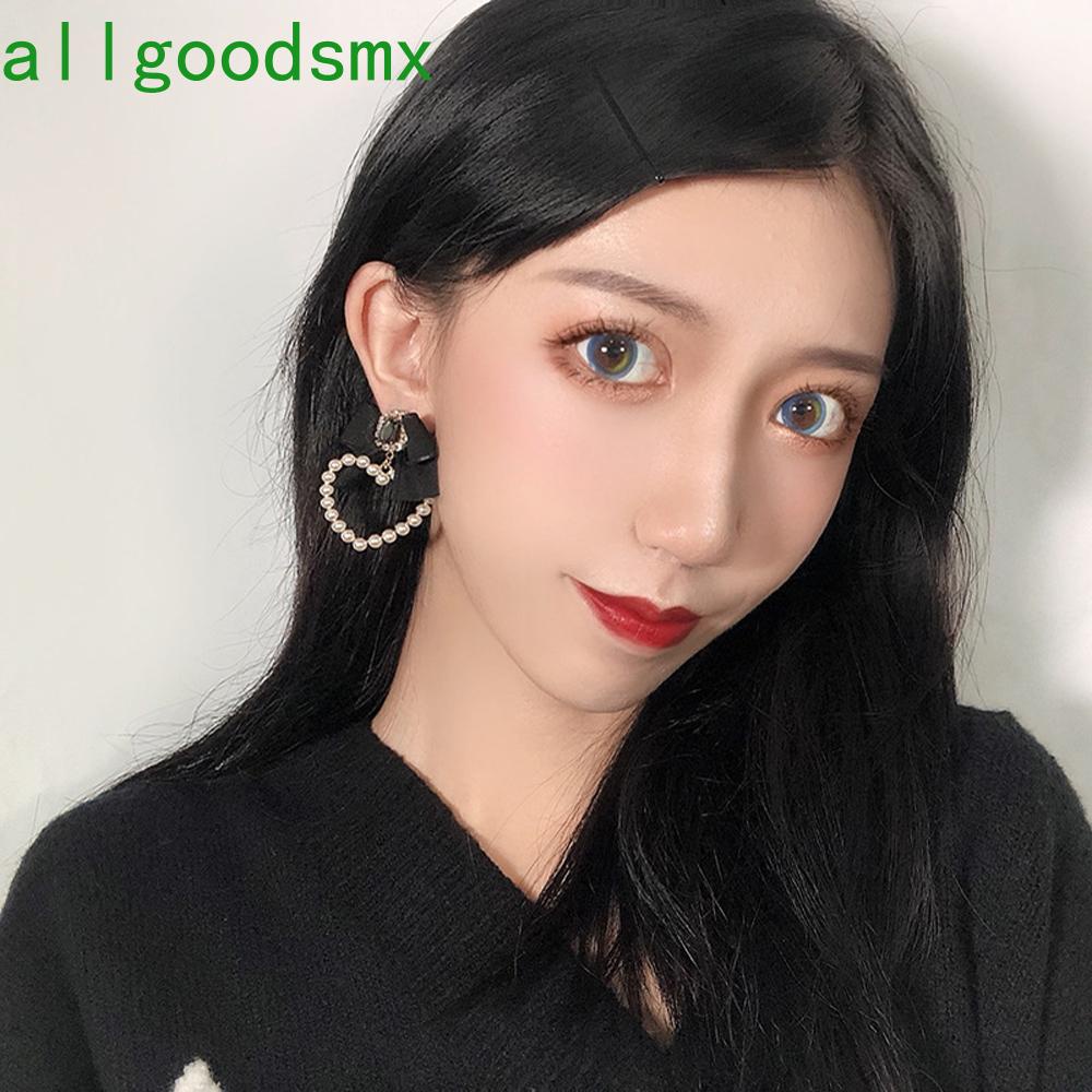 Khuyên tai dáng dài đính ngọc trai nhân tạo xinh xắn cho nữ