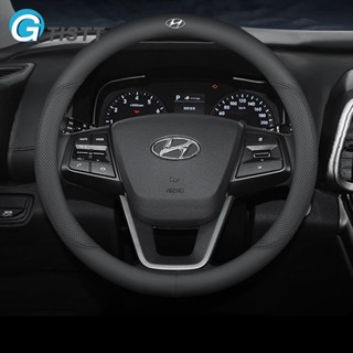 GTISTT BọC Vô LăNg Ô Tô BọC Vô LăNg Oto ỐP Vô LăNg Ô Tô BọC Vô LăNg Xe Ô Tô Vỏ Da Sợi Nhỏ BọC Vô LăNg Trang Trí NộI ThấT Ô Tô Phụ KiệN Ô To Cho Hyundai Grand Starex Avante Accent I10 Santa Fe Kona Venue Tucson Sonata Ioni