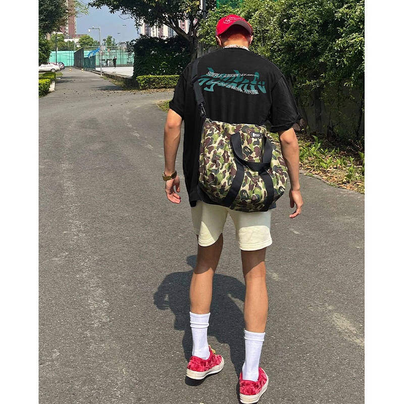 Áo thun cotton ngắn tay phong cách Mỹ retro hiphop đường phố thời trang mùa hè cho nam