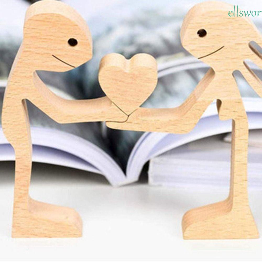 Elsworth Tượng Cún Con Bằng Gỗ Phong Cách Bắc Âu Cá Tính Bền Bỉ Làm Quà Lưu Niệm Thủ Công Trang Trí Bàn