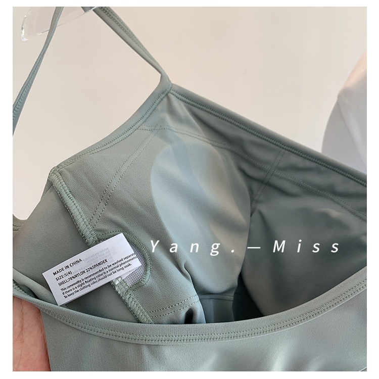 Áo Ngực Thể Thao Hai Dây Có Đệm Ngực Dành Cho Nữ