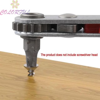 【COLORFUL】2pcs Mini-Ratchet Wrench Screwdriver Set 90-Degree Offset Screwdriver Handle