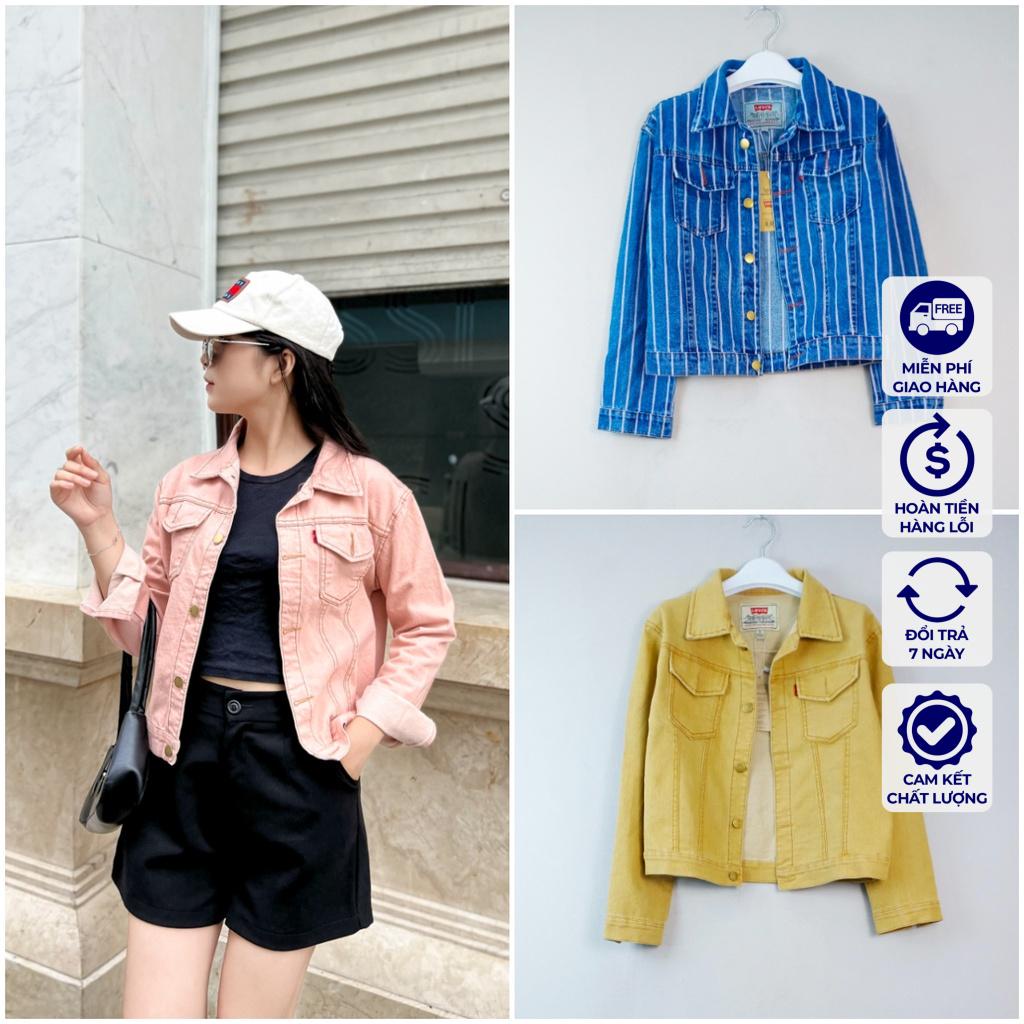 ÁO KHOÁC JEANS VNXK 4 MÀU HOT - HÀNG CHUẨN VNXK