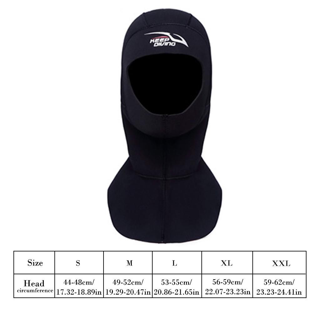 Mũ Lặn Màu Trơn Dày 3mm 1 / 2 / 3 Giữ Cố Định DH-321 Bằng Nylon Cho Nam Nữ