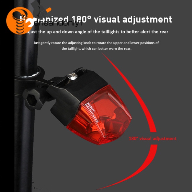 Đèn Cảnh Báo Chống Thấm Nước Có Từ Tính Gắn Đuôi Xe Đạp