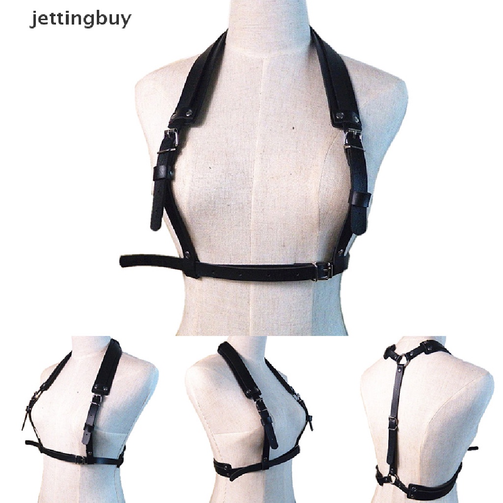 Đai Đeo Ngực Bằng Da Màu Đen Hóa Trang Cho Nam QDD