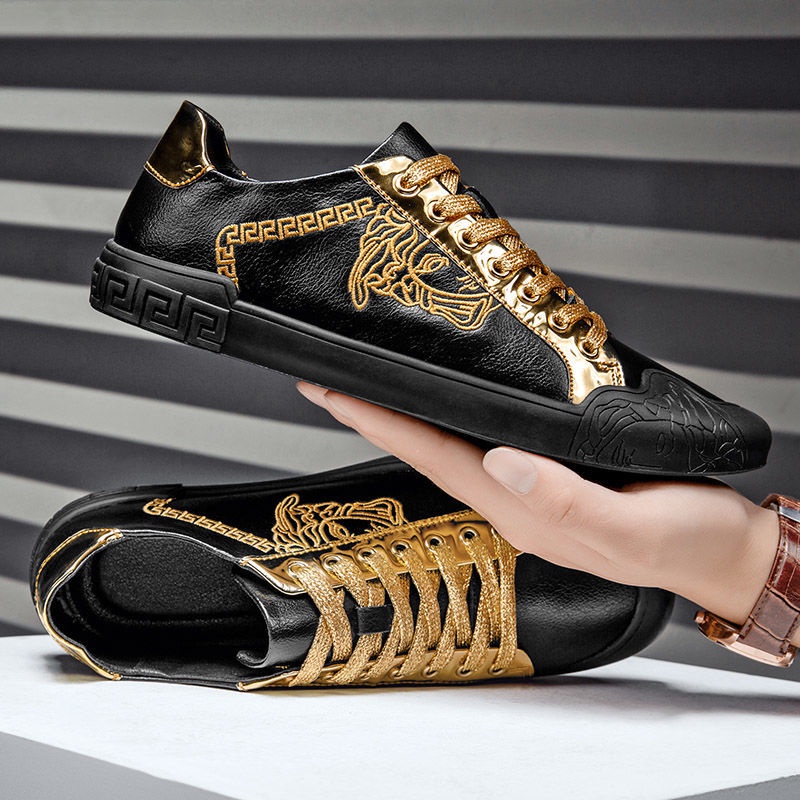 Giày Lười Da Phong Cách Hàn Quốc Thời Trang Xuân Thu 2023 Cho Nam