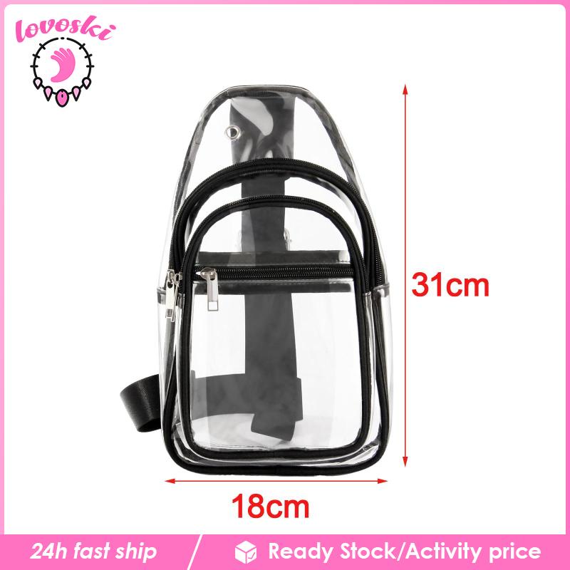 Balo Nhựa PVC Trong Suốt Sức Chứa Lớn Cho Leo Núi