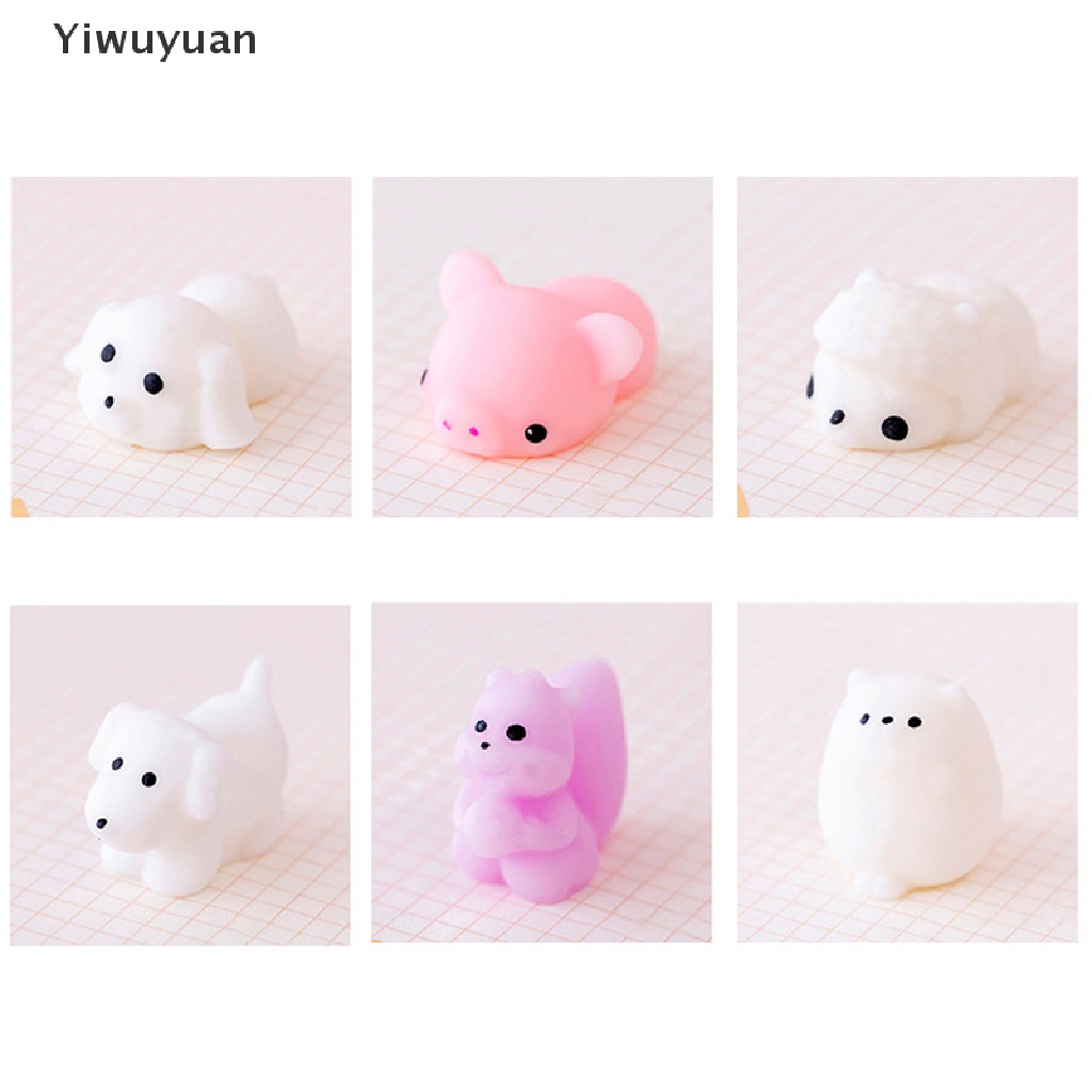 < Yiwuyuan > Đồ Chơi Mochi Mềm Hình Động Vật Đáng Yêu Giảm Căng Thẳng Cho Người Lớn Giảm Căng Thẳng