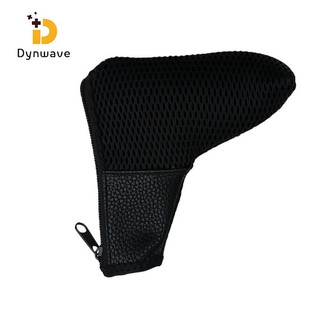 Vỏ bọc đầu gậy đánh golf có khóa kéo màu đen