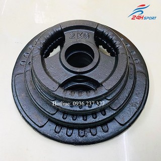 Combo 4 bánh tạ 2kg phi 50