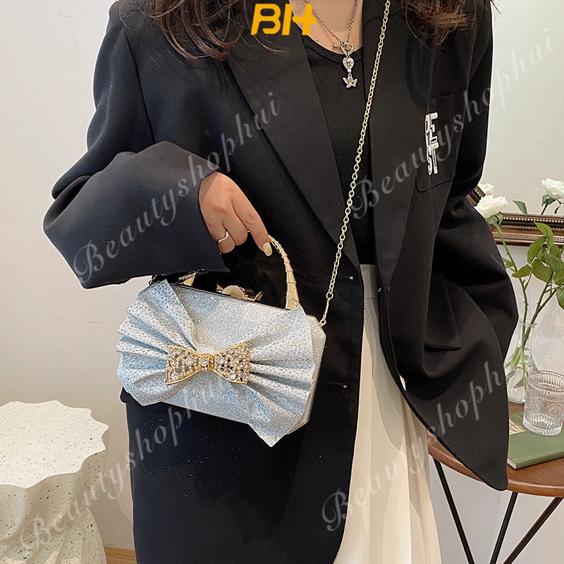 Túi Đeo Chéo Đính Đá Thời Trang 2023 Cho Nữ