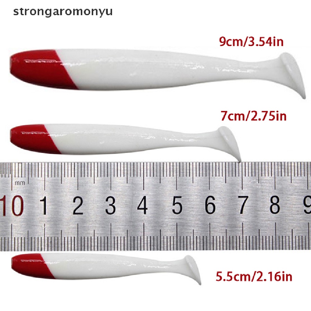 Set 5 Mồi Câu Cá Bằng Silicon Mềm Hình Con Sâu