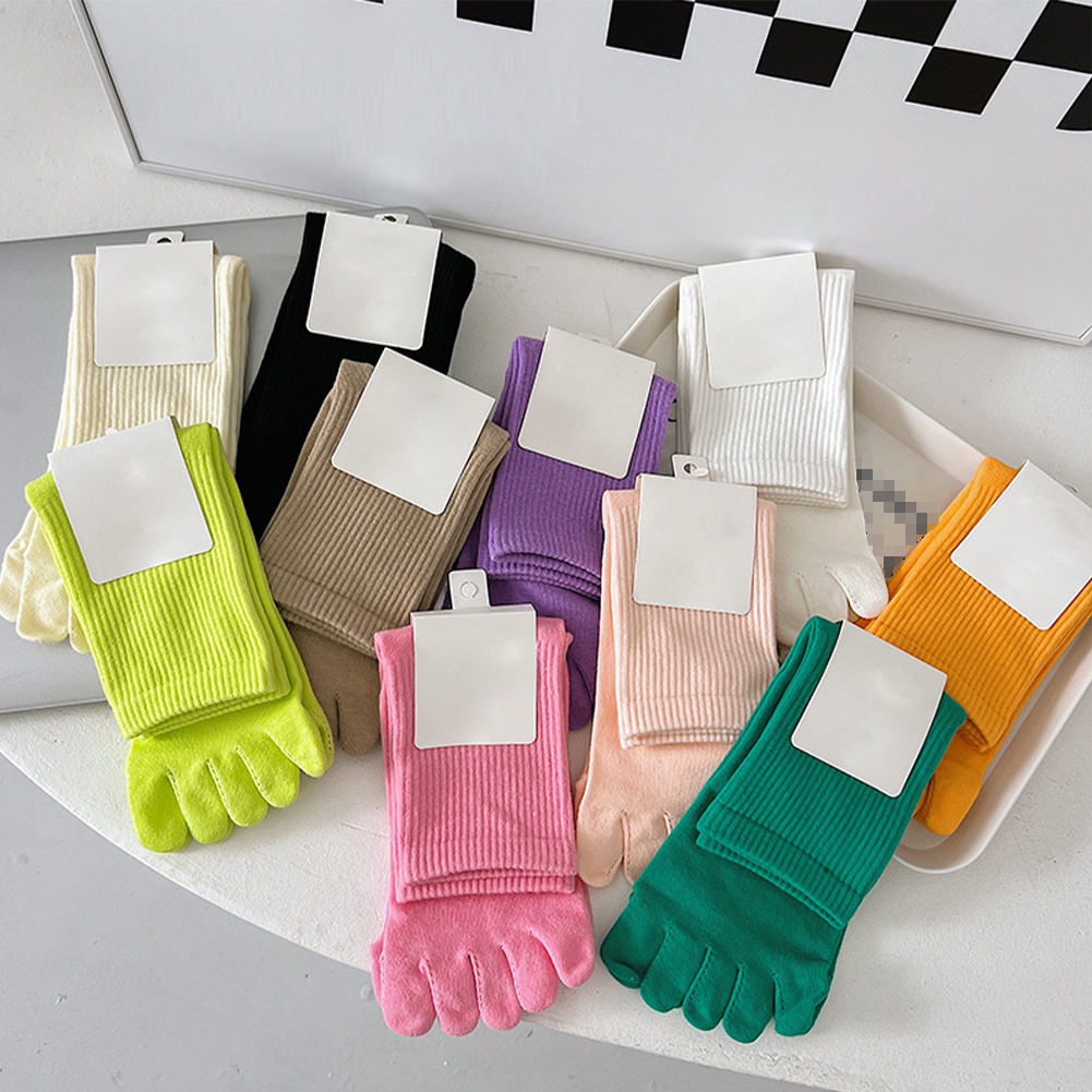 Vớ Cotton Năm Ngón Thoáng Khí Thoải Mái Thời Trang